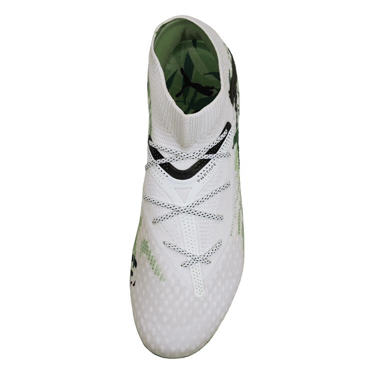 Puma Future 7 High-End Panda Colorway MG (Rubber Short Studs) Firm Ground Artificial Grass Support Soccer Shoes Unisex Soccer Shoes 108103-01