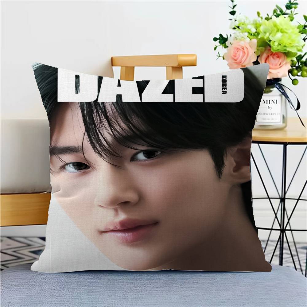

B-Byeon W-Wooseok Pillow Gift Home Office Decoration Bedroom Sofa Car Cushion Cover case 45x45 12x12Inch