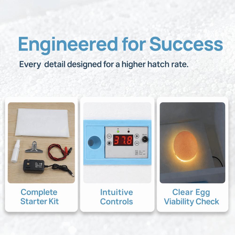 1 Set (7pcs) Multifunctional Egg Incubator Foam Waterbed Incubator Chicken Incubator Household Use