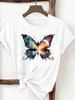 (Asian Size) Print Tee Top lovely cute 90s Women Woman Fashion Clothing T Shirt  Female Short Sleeve Graphic T-shirts
