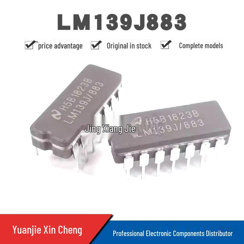 LM139J/883 DIP-14 Quad Comparator, Low Power & Offset, Brand New & Genuine.