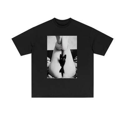 New Camiseta Sexy Para Gatos Negros Para Chicanforma De Manga Grande Y Corta Para El Verano Kawaii Clothes Y2k Top