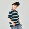 Duoduo Boys' Striped Cotton Blend T-Shirt