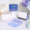 2026 Mini Desk Calendar Simple Style English Mini Desk Calendar Desktop Display Portable Calendar Desktop Decoration Handmade