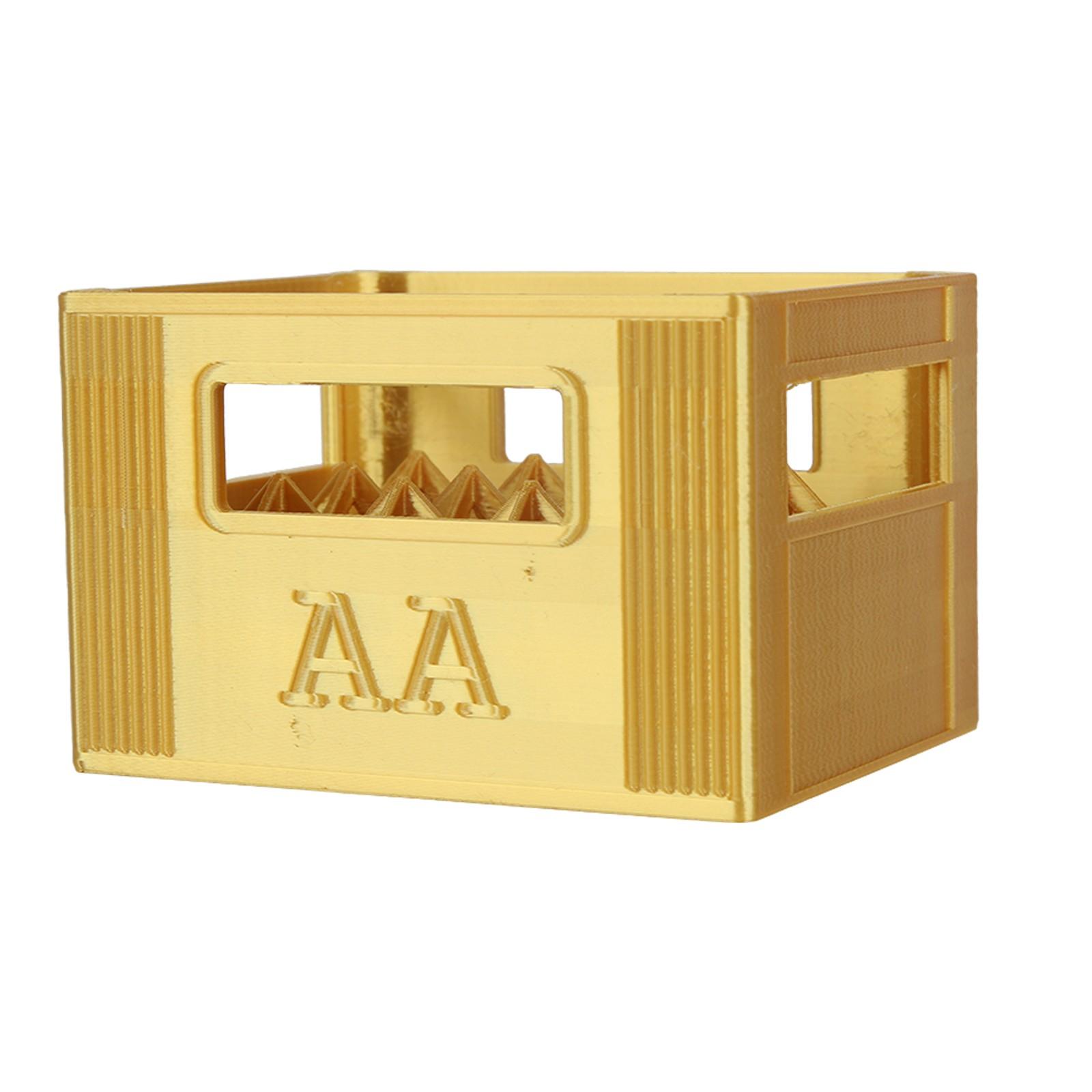 

3D-печатный ящик для пива на батарейках типа АА, украшение, потрясающая художественная элегантность для осмысленного современного домашнего декора One Size