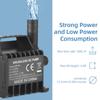 Submersible Water Pump Electric 500L/H Small Fountain Pump with Max 4.9ft Lift, 6.5ft USB Cable and Suction Cup Base Portable