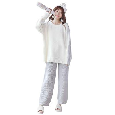 Luanna Jena Loungewear Pajama Set and Long QW7315 Women's (Top Pants)