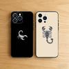 Dark Scorpion Sign Phone Case for iPhone 17 16 16E 15 14 Pro Plus Air 13 12 11 Max Mini X XR XS TPU Bumper