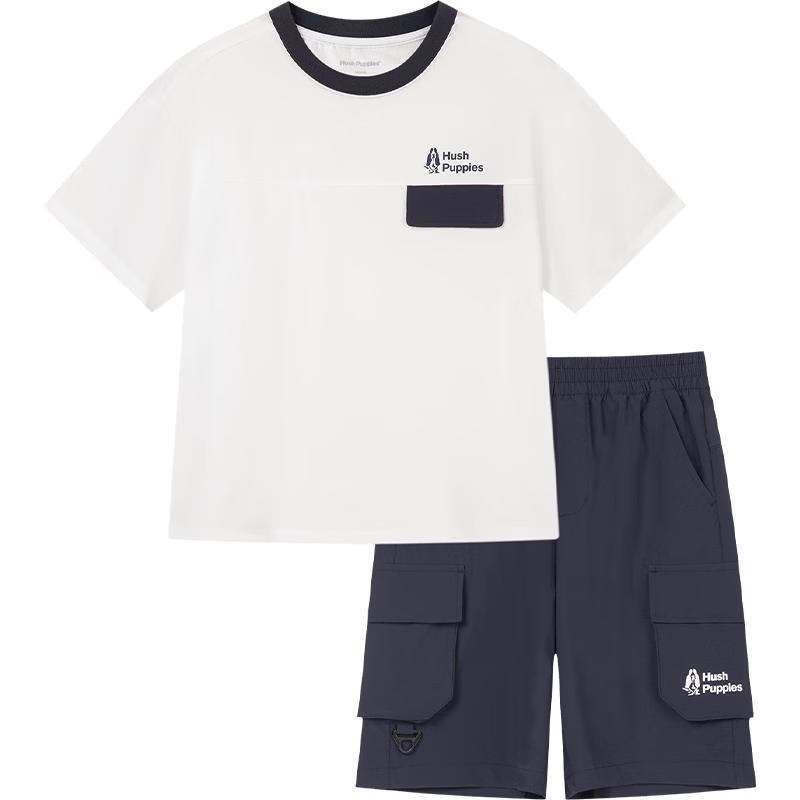 Hush Puppies Boys Quick-Dry T-Shirt & Shorts Set 140