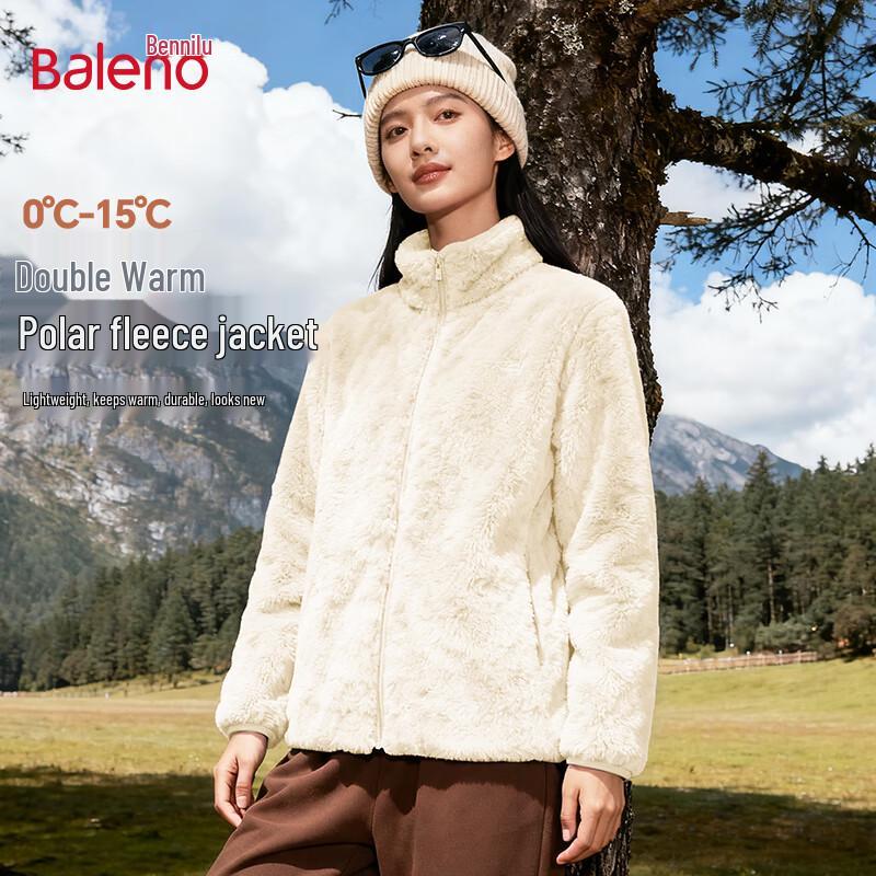 

Baleno Women s Double-sided Lamb Fleece Padded Jacket L