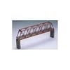 TOMIX N Gauge Single Track Truss Bridge F Red with 2 Brick Piers 3031 Model Train Supplies