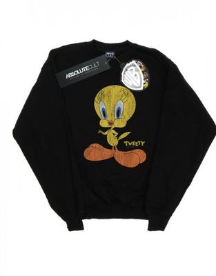 Womens/Ladies Tweety Pie Distressed Sweatshirt