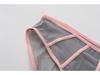French Color Block Low-Waist Mesh Hip-Hugging Briefs for Women