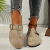 Baotou Slippers Female Couple Cork Drag Wish Large Size Shoes Casual Half Drag Lazy Shoes Tide