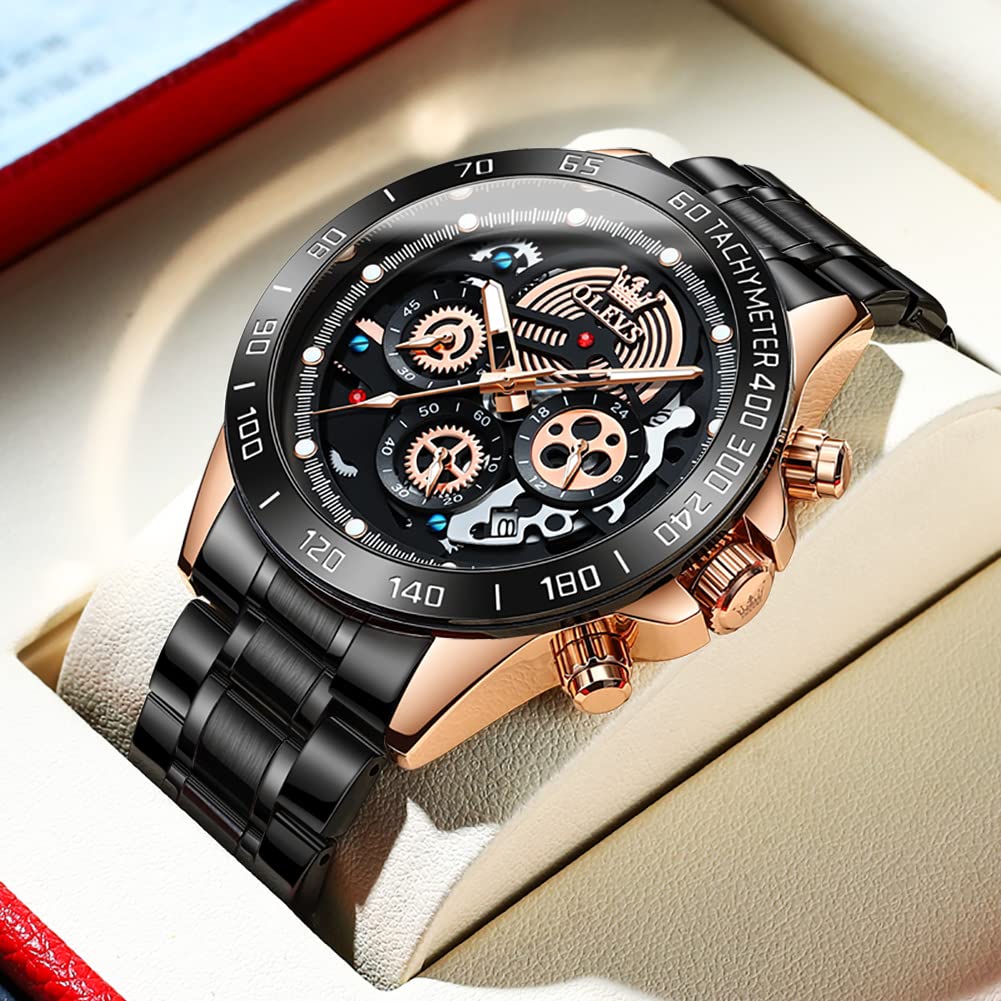 Men's Watch, Sports Wristwatch with Stopwatch Function, Date Display, Waterproof Quartz Movement, Stylish, Simple, Casual Silicone Band, Popular