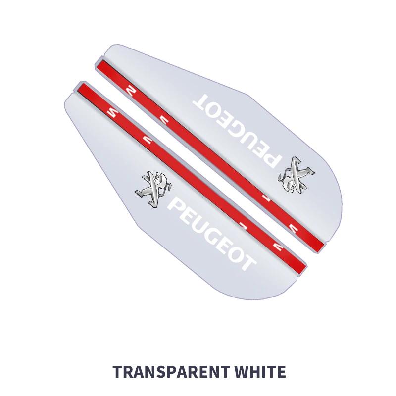 2Pcs Car Rearview Mirror Protector Rain Cover Transparent Sticker For Peugeot 407 508 2008 5008 307 3008 206 207 208 107 106 205