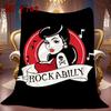 Retro Rock Poster 2D Flat Pattern Flannel Blanket High Quality All Seasons Warmth and Comfort Perfect for Christmas Gifts.SMT0917544