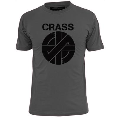 Mens Crass Logo T Shirt Punk Ignorant Anarchy