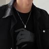 Exquisite Crafted Jewelry Bar Pendant Necklace for Men Geometric Stick