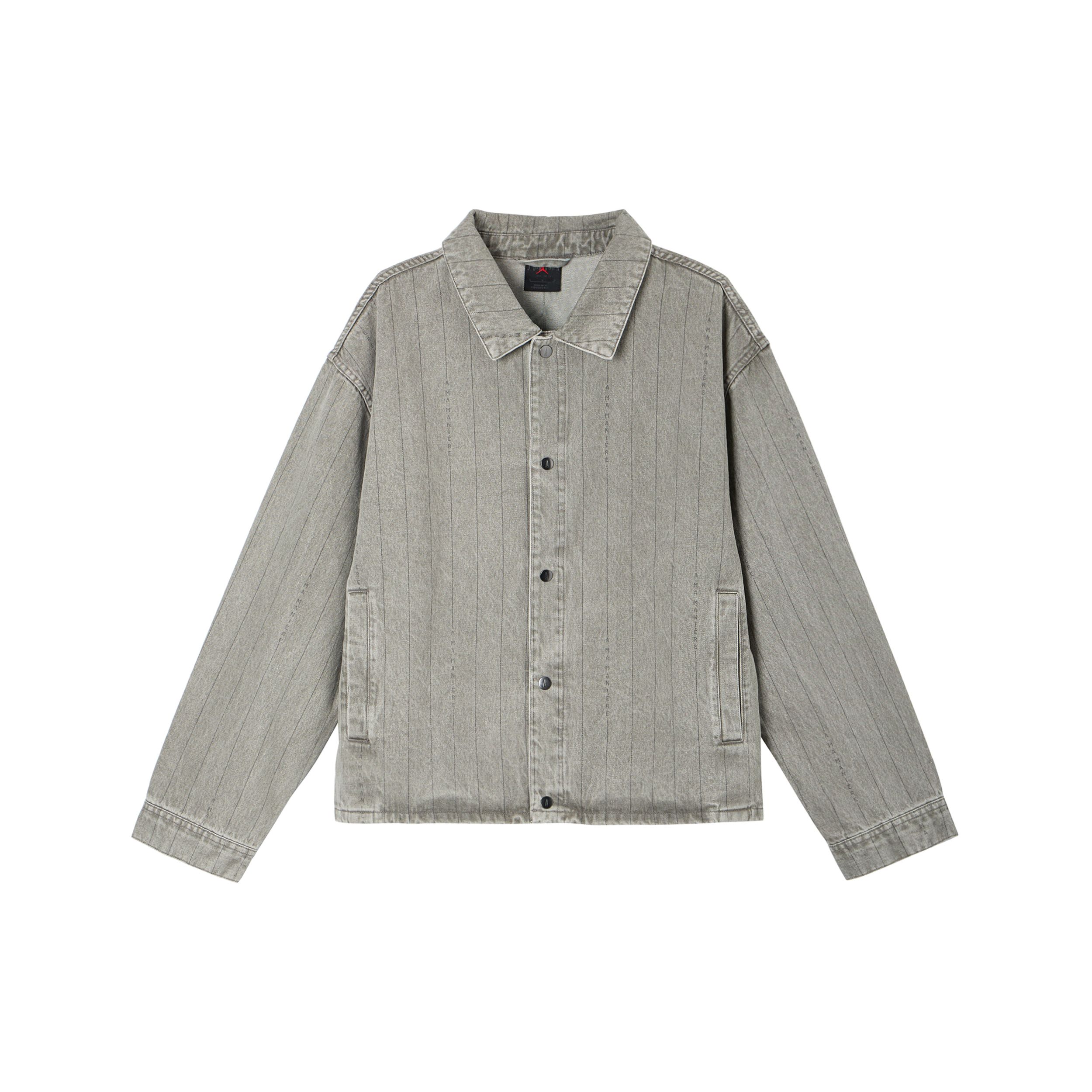 

Jordan XA Ma Maniére Collaboration Удобная поло модная повседневная куртка унисекс сине-серая HF4354-029