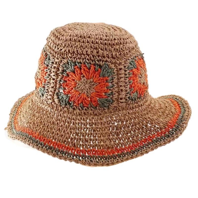 Женская Весенняя Шляпа-Ведро Вязаная Мягкая Рыбацкая Кепка Мягкая Шляпа Для Кожи Повседневная оранжевый