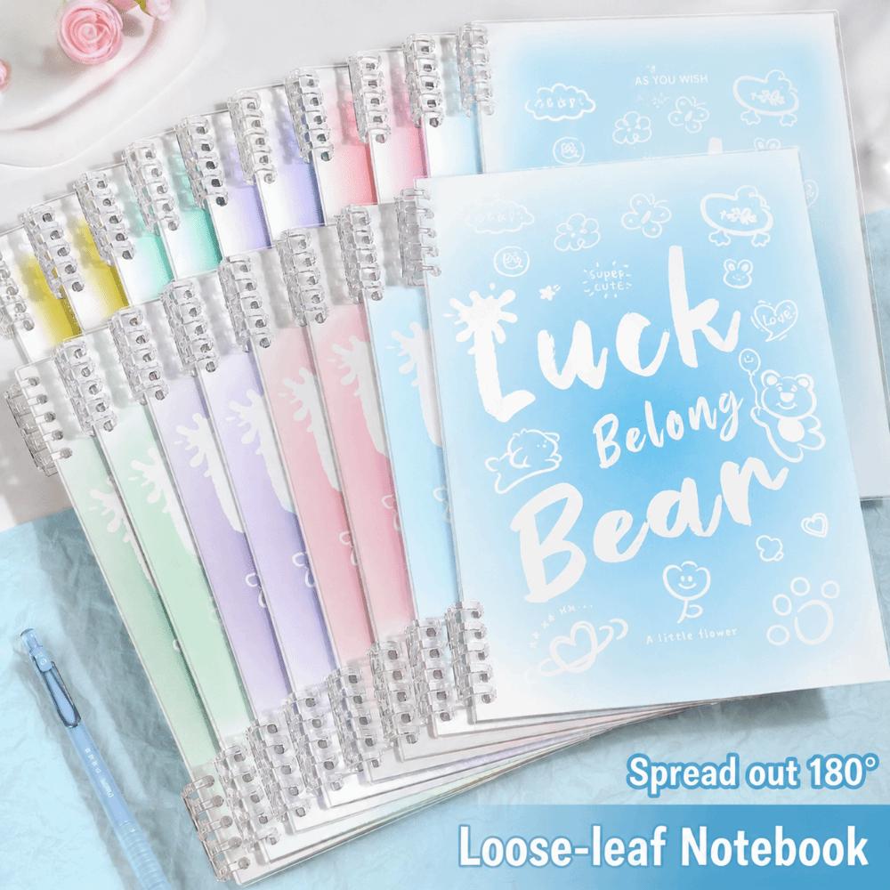 Gradient Color Binder Notebook A5/B5 Notepad Multi-functional Loose-leaf Notebook Studnets