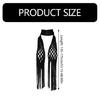 Women Skinny Scarf Thin Choker Knit Belt Stripe Long Tie Scarf Bag Handle Wrap