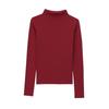Zab Autumn New Women's Clothing Fashion Style French Style Design Fashion All-Match Turtleneck T-shirt 4174678