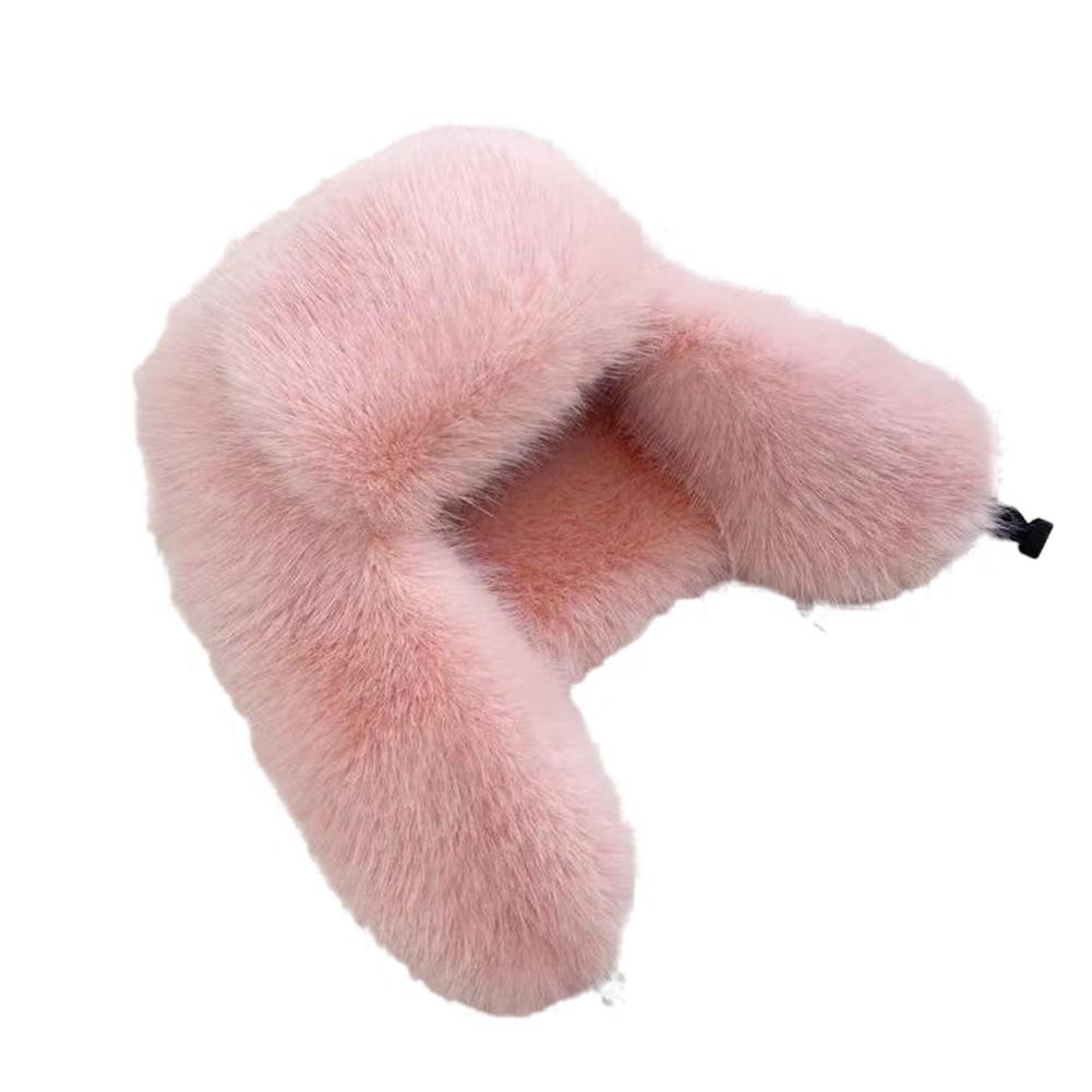 Winter Keep Warm Lei Feng Hat Outdoor Thicken Trapper Earflap Fluffy Ski Cap Beanies Pullover Caps Earflap Caps