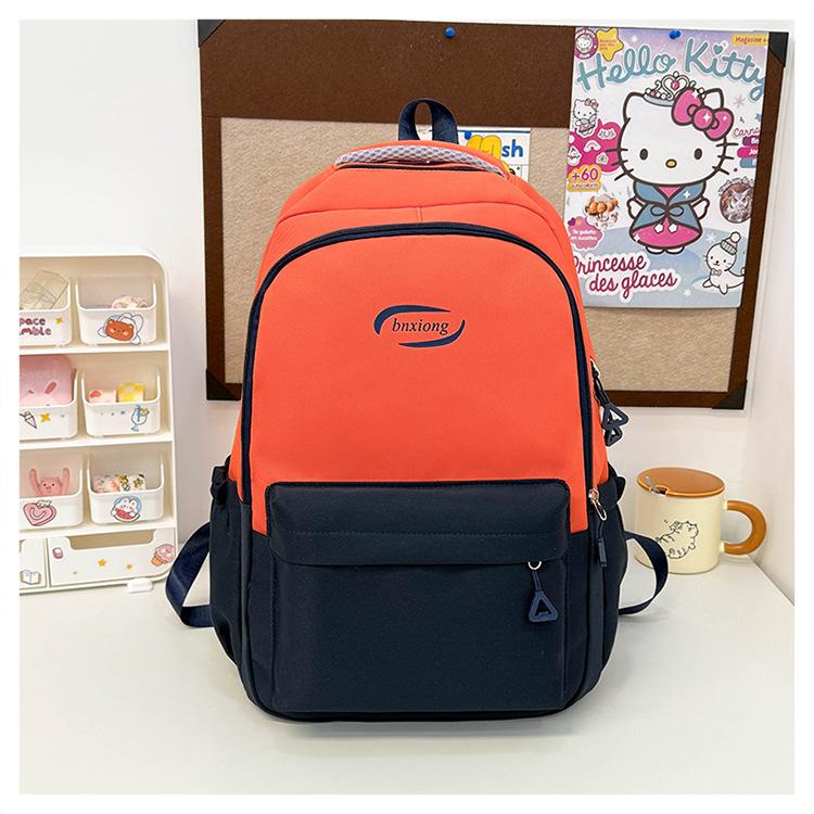 Schoolbag1011 New School Bag Japanese Versatile Ins Wind Women's Backpack Simple Large Capacity Middle and High School Student Backpack