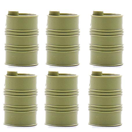 MOC WW2 Military Oil Barrel Weapons Box Building Block Set War Scene Accessories Bullet Motorcycle Sandbag Block Bricks Toys  Playsets