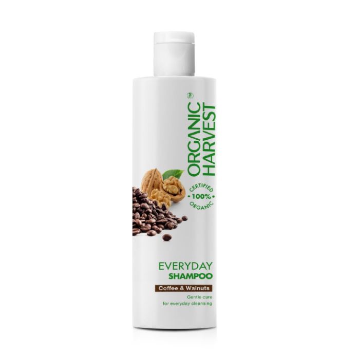 

Daily Shampoo with Coffee and Walnuts (250 Ml), Daily Shampoo Coffee & Walnuts, Organic Harvest