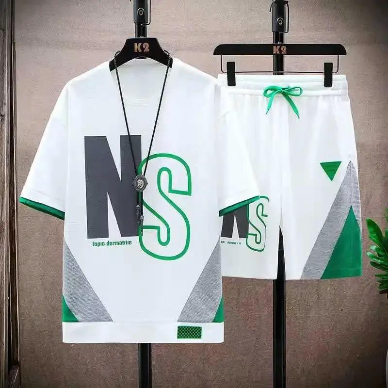 Neues Khamzat Chimaev UFC Boxen Kampf T-Shirt Shorts Herren Atmungsaktiv Schnelltrocknend Trikot Ringen Laufen Schweißabsorbierend Set 4XL