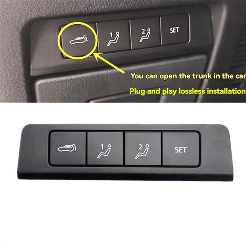 Efficientt-Car Inside Seat Trunk Switch Button DHB6-66-180 For Mazda 3 Axela CX-30 2020-2021 CX-50 Tailgate Lock Release Switch чёрный