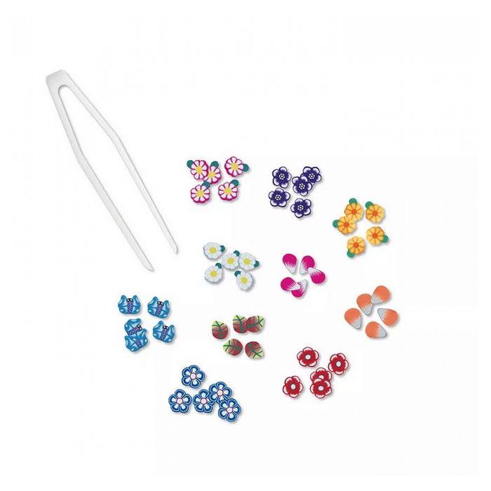 Coffret mini-canes à coller jardin secret - les ateliers du calme - 5 tableaux - kit loisir créatif enfant - dès 7 ans