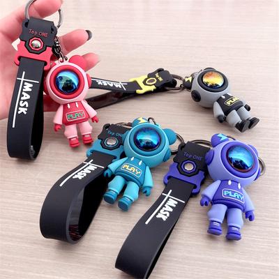 Schlüsselanhänger-Anhänger, niedlicher Cartoon-Schlüsselanhänger, umweltfreundlicher Autoschlüssel-Anhänger, Silikon-Metall-Schlüsselanhänger