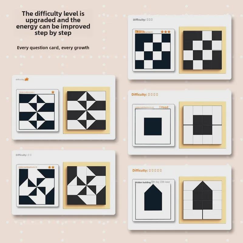 Interactive Educational Puzzle Blocks for Kids: Boost Spatial Thinking & Imagination