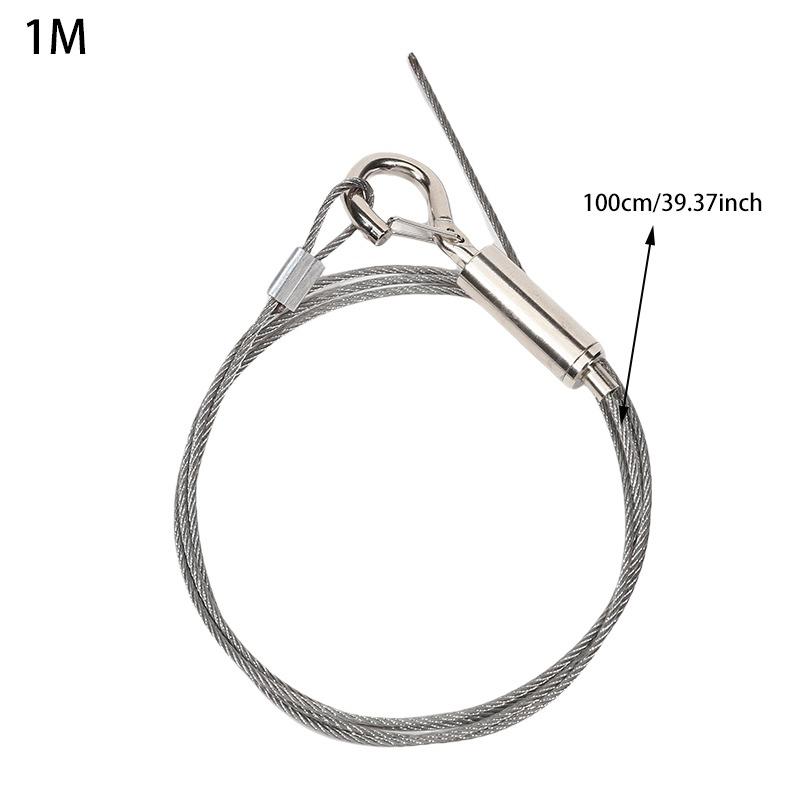 1Pcs Ceiling Hanger Steel Wire Rope Lock Billboard Installation Connecting Hook Suspension Connector Agraffe Multiple Styles