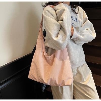 Lazy Large-capacity Women's  Summer New Casual Fashion Portable Shoulder Oblique Span Tote Bag