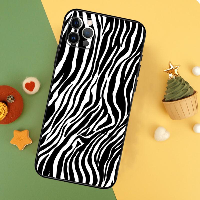 

Zebra Stripe Print Phone Case For iPhone 17 16 14 13 12 11 15 Pro Max 12 13 Mini 16E 17 Air Shockproof Cover iPhone 12 mini