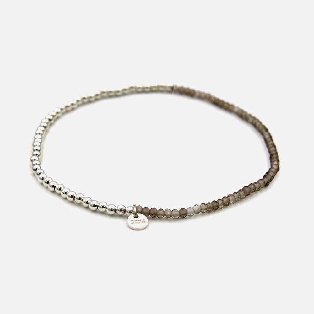 J.Lauren Labradorite Silver Ball Duo Bracelet B01059