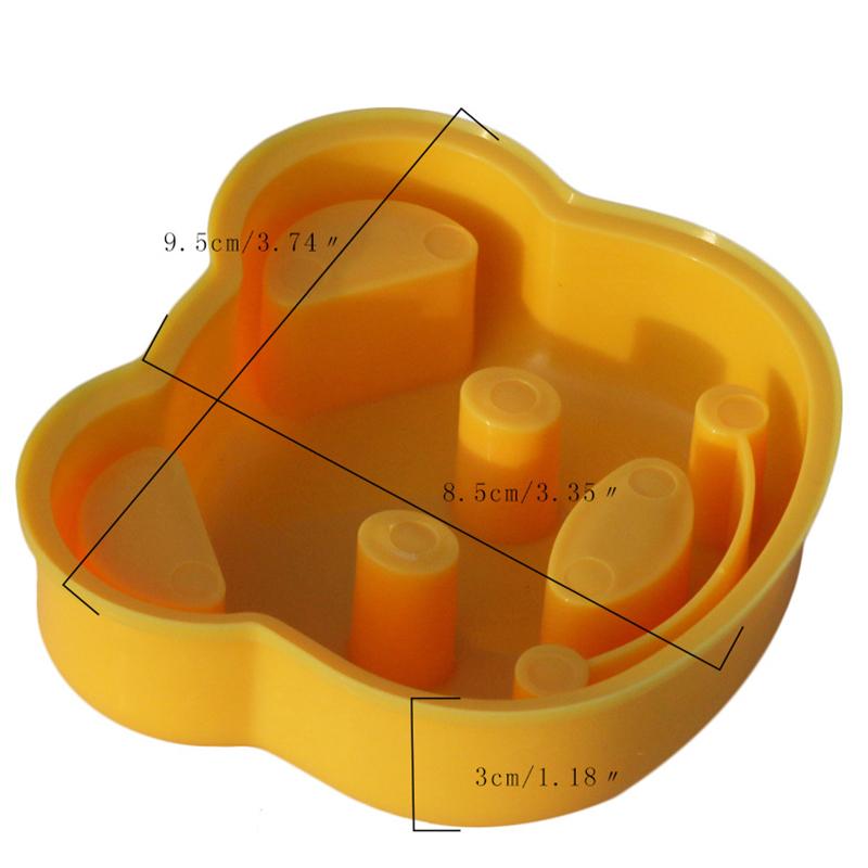 Form för smörgås i form av liten björn, enhet för att prägla bröd och kex, tårtform, utskärare