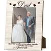 Dad of All The Walks We've Taken Together This One Is My Favorite Wedding Frames Wedding Photo Frames for Father of Bride Gifts Wooden Picture Frames