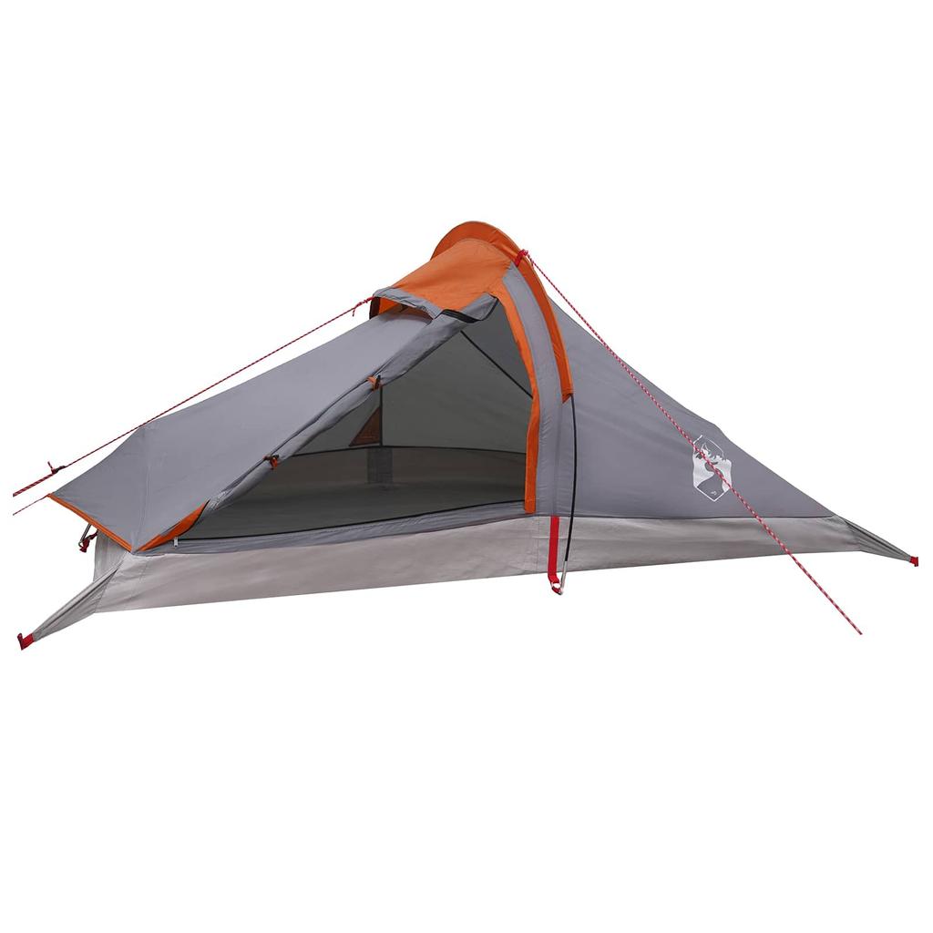 Trekking Tent Gray and Orange 4 Person