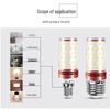 Tri-Color LED Energy-Saving Bulb: E14/E27 Base for Chandelier, Desk, Wall Lamp