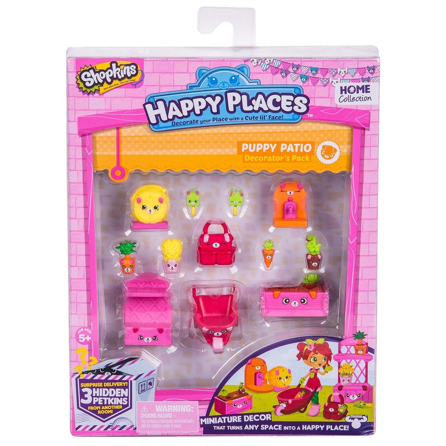 Happy Places Shopkins Season 2 Decorator Pack Puppy Patio