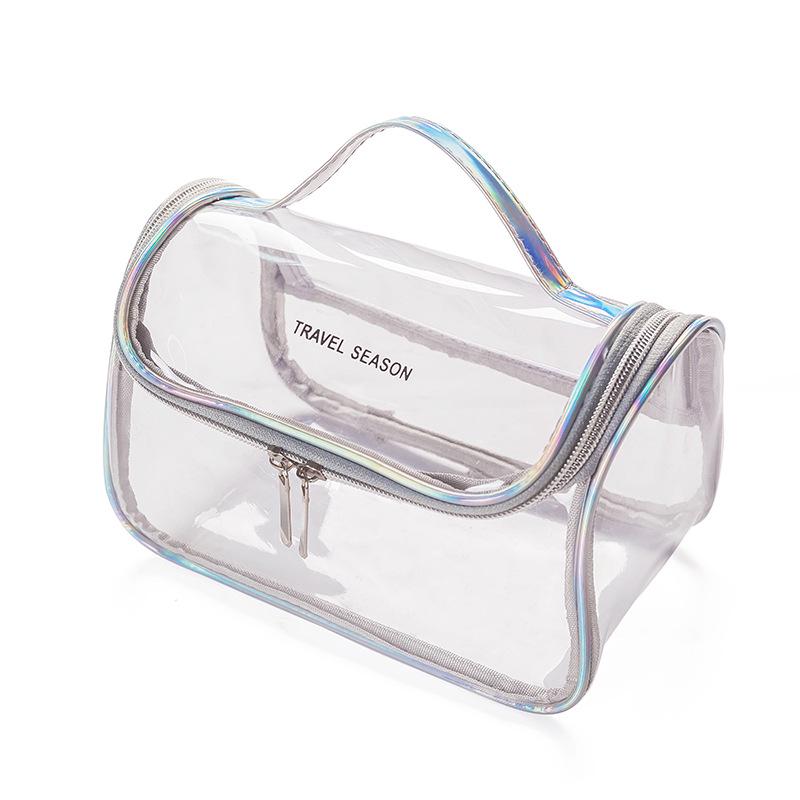 Large Capacity Portable Travel Makeup Bag - Stylish and Functional Handbag for Storage
