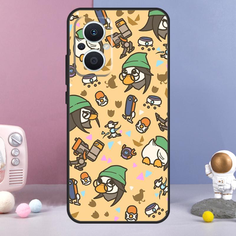Valorant Game Character Art Funda For OPPO Reno 12 F 11F 13F 14F 10 11 13 14 Pro 7 8 Lite OPPO Find X9 X6 X5 X8 Pro Case