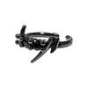 Love Dark Cross Open Ring Set Personality Fashion High Sense Light Luxury Ring Women
