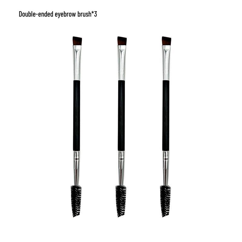 Mini Makeup Brush Set: Blush, Powder, Highlighter, Contouring, Eyeliner, Eyeshadow, Concealer Brushes with Soft Bristles